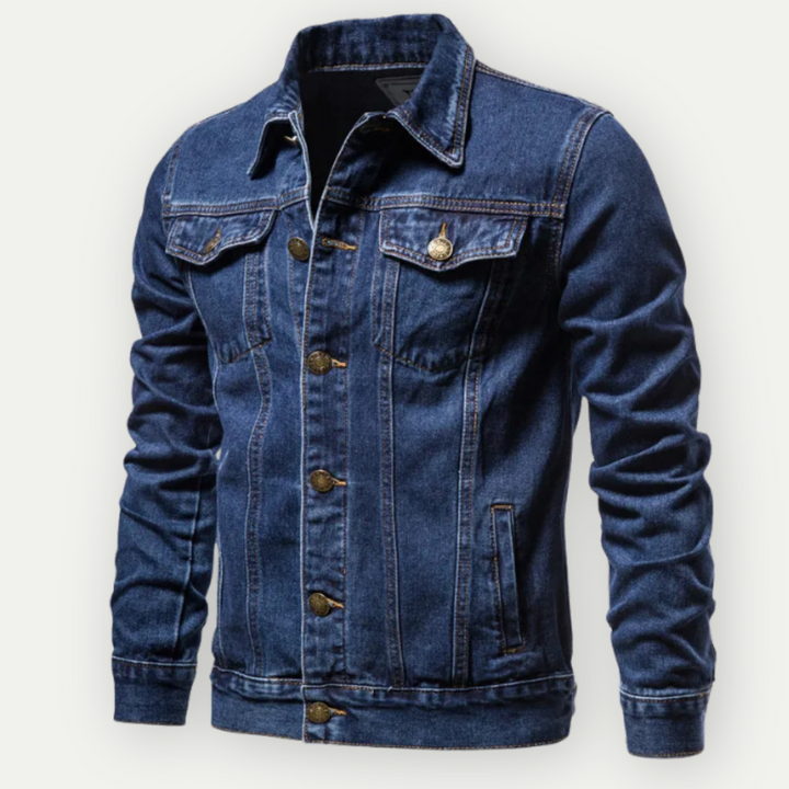 Dave - Klassische Trucker-Jacke aus Denim für Männer